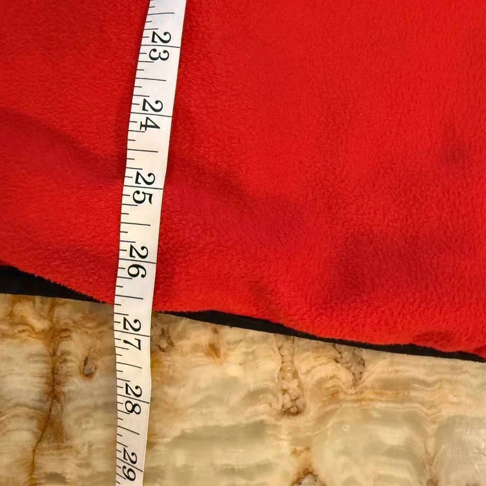 The‎ North Face Mens Fleece Jacket Size L Red Full Zip Made in USA Vintage